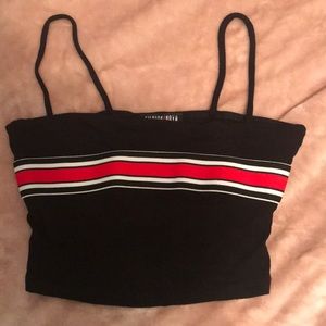 Black crop top